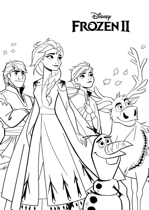 Frozen Anna Kristoff Elsa And Olaf Happy Coloring Page My Xxx Hot Girl