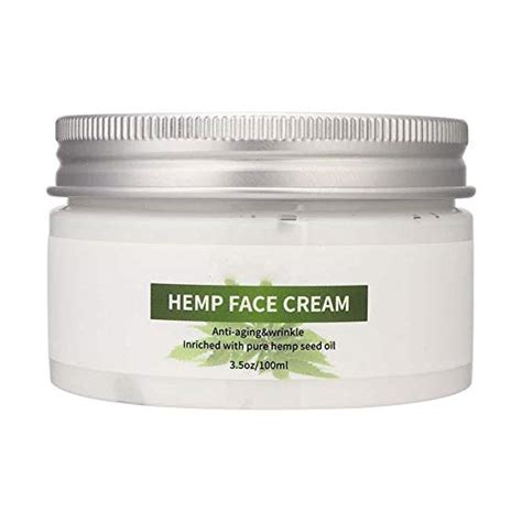 100g hemp seed oil face cream anti aging wrinkle reduction natural removal fade fine lines