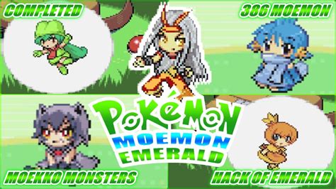 Pokémon Moemon Emerald Gba Rom Hack Completed Moekko Monsters All