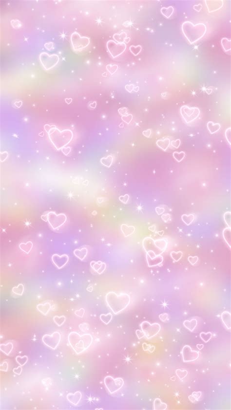 Freetoedit Pink Background Heart Love Wallpaper Cute