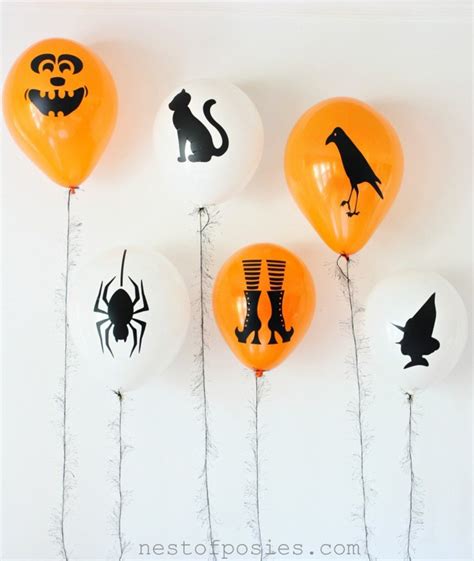Truc A Dessiner Sur Un Ballon De Baudruche Halloween - Dernière minute décorations pour Halloween DIY! – Working girl to