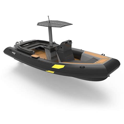 Outboard Inflatable Boat Zenpro 690 Naviwatt Electric Rigid Center Console