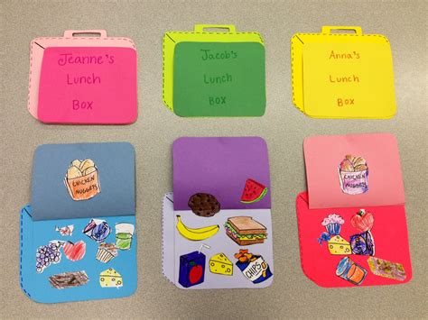 Lunch Box Craft Healthy Meals For Kids Healthy Food Art Preschool