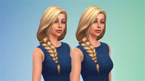 Maxis Match Cc — Wildspit Braid Loose 100 Compatible With Base