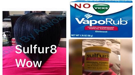 Sulfur8 medicated dandruff treatment for braids 12 oz regular use keeps your braids shiny and natural looking for softer, more comfortable braids without the itch sulfur 8 shampoo cleans scalp of dandruff flakes. STOP Using VICKS SULFUR 8 IS AMAZING FOR SUPER FAST HAIR ...
