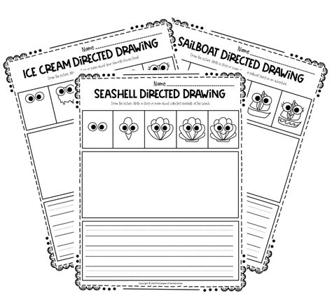 Free Printable Summer Directed Drawing The Keeper Of The Memories