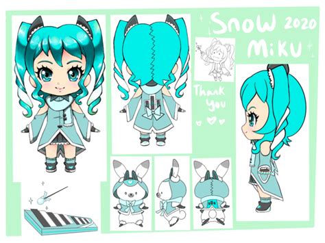 Piaproピアプロイラスト「snow Miku 2020 Entry」