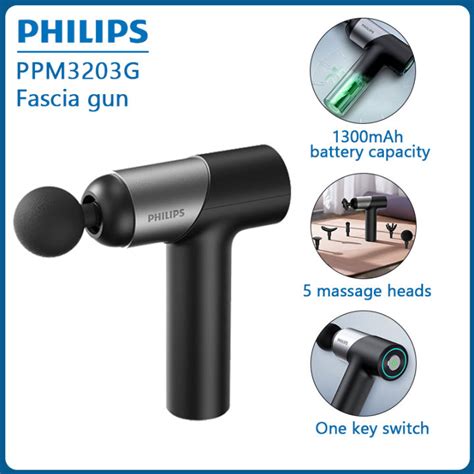 Philips Mini Compact Portable Sport Massage Gun For Muscle Percussion Deep Tissues Muscle