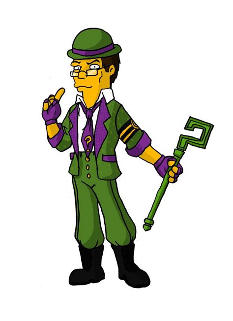 There's a noticeboard on the. Batman Arkham City The Riddler Simpson by philipdgls on DeviantArt