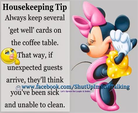 Housekeeping Tip Housekeeping Tips Image Quotes Picture Quotes
