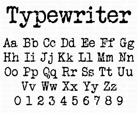 Typewriter Font Cricut Hot Sex Picture