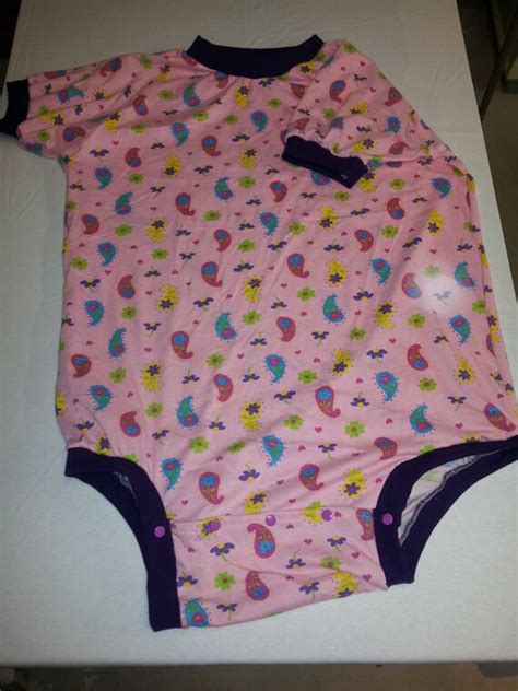 Adult Onesie Pink Floral Size 48 Inches By Nevergrownup On Etsy