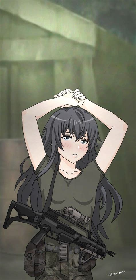 Yukino From Oregairu Anime Military Anime Military Special Forces