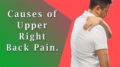 Upper Back Pain Right Side Potential Causes Of Upper Right Back Pain