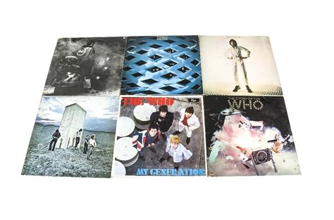 The Who Lps Eight Who And Related Albums Comprising Quadrophenia