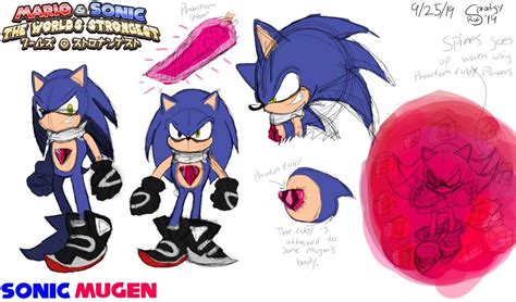 Tws Concepts Sonic Mugen Concept Art By Synchroprodigy4300 On
