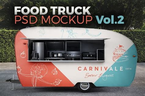 Download 7+ Food Truck Mockup PSD Free & Premium Download - Graphic ...