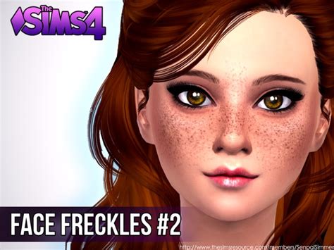 Face Freckles 2 By Senpaisimmer At Tsr Sims 4 Updates Cloud Hot Girl