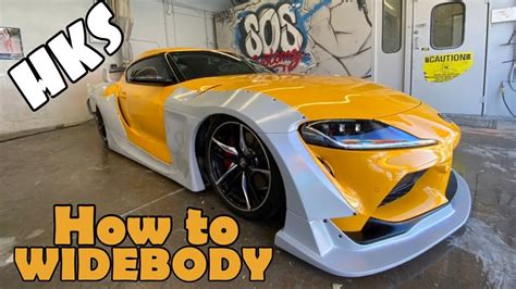 How To Install An Hks Widebody On Your 2020 Supra A90 Youtube