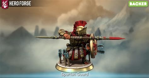 Spartan Guard Made With Hero Forge