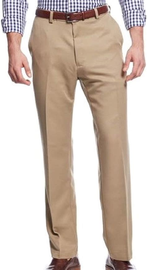 Men S Classic Fit Comfort Waist Chino Pants Amazon Co Uk Clothing