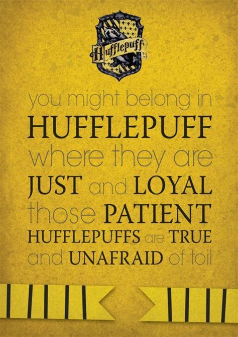 Hufflepuffs The Best Hogwarts House Harry Potter Hufflepuff Harry