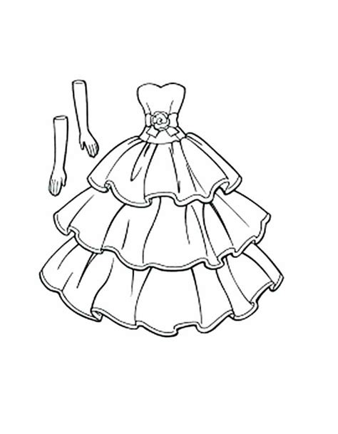 Free coloring sheets to print and download. Prom Dresses Drawing at GetDrawings | Free download