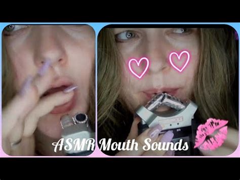 Asmr Sensitive Close Up Mouth Sounds Breathing Tapping Tingly