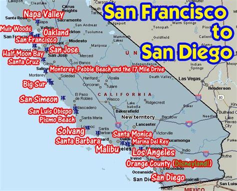 Map For The Big Tripedited 1 California Travel Road Trips