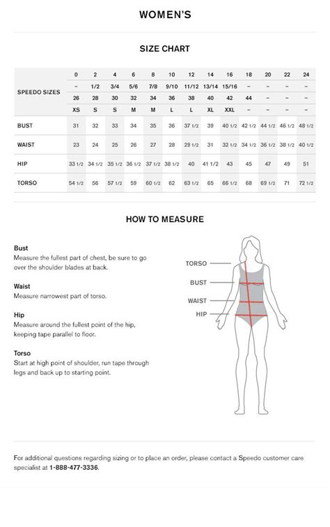 Speedo Wetsuit Size Chart