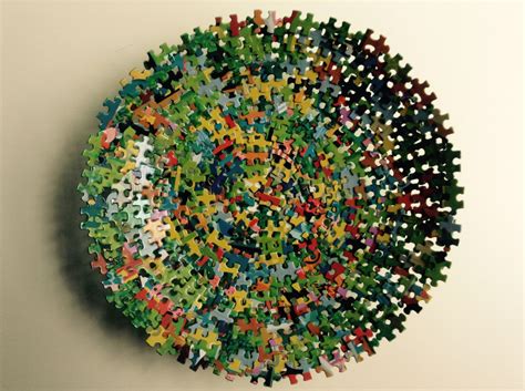 A wide variety of puzzle piece lapel pin options are available to you, such as use, material, and theme. Large Decorative Multi Colored Jigsaw Puzzle Bowl | Etsy ...