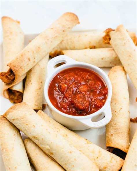 Easy Baked Flautas Taquitos A Couple Cooks