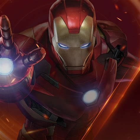 2932x2932 Iron Man Blaster Ipad Pro Retina Display Hd 4k Wallpapers