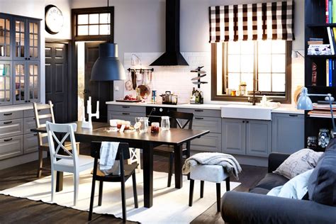 Small Ikea Kitchen And Studio Small Spaces Ideas House And Garden