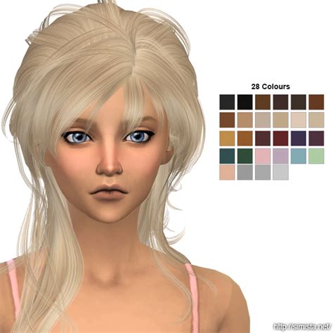 Simista Butterfly Sims Hairstyle 135 Retexture Sims 4