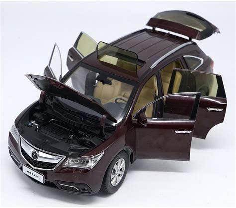 118 Scale Acura Mdx 2015 Red Diecast Car Model Collection Toy T Ebay