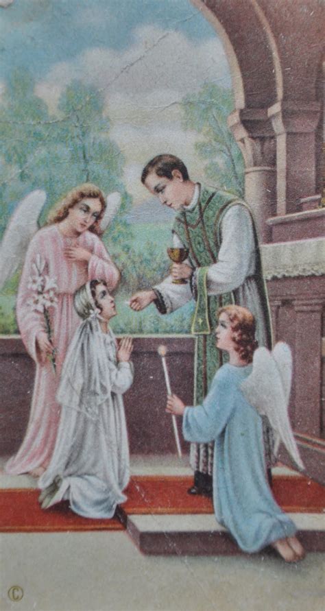 Orbis Catholicus Secundus First Holy Communion Card