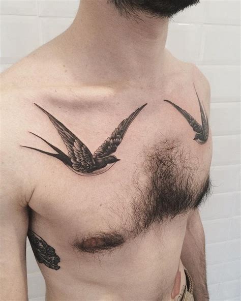 100 Lovely Swallow Tattoos Swallow Tattoo Chest Tattoos For Women