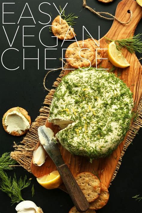 Easy Garlic And Herb Vegan Cheese Recipe Vegan Cheese