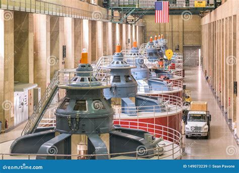 Hoover Dam Power Plant Editorial Stock Image Image Of Hydroelectric