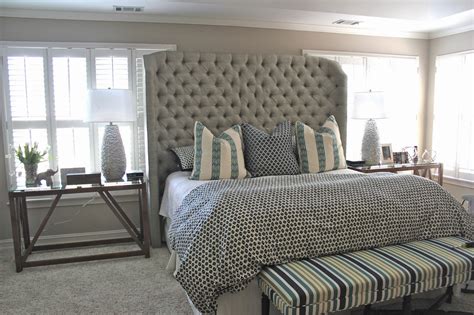 Grey Fabric Headboard In Wide Options Of Design Homesfeed