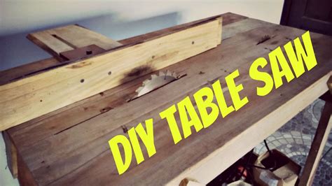 Diy Simple Table Saw Youtube