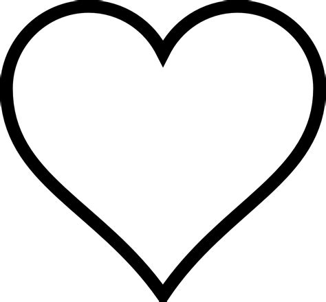 Heart Clip Art Free Black And White