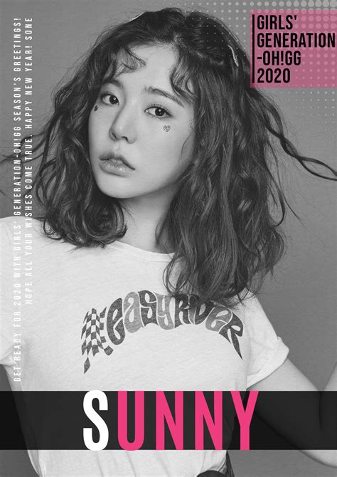 Sunny Girls Generation Oh Gg Season S Greetings 2020 Desk Calendar Postcard Calendar