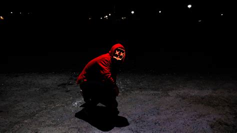 Guy fieri flavortown fire hoodie, supersoft lightweight, all over print, xl. Download wallpaper 3840x2160 man, mask, hood, dark, night ...