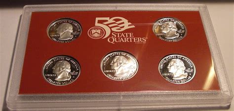 1999 S Silver Proof Set Rare First Year Of State Quarters Proof Sets