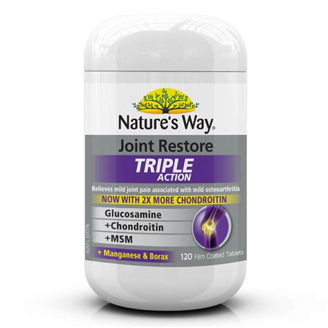 Buy Natures Way Joint Restore Triple Action 120 Tabs Mydeal