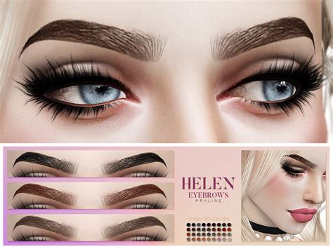 the sims resource helen eyebrows n138