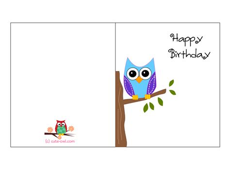 Happy Birthday Cards To Print