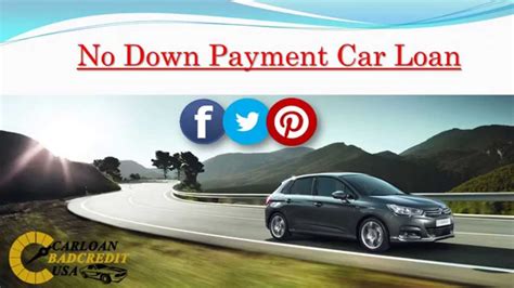 How To Get No Down Payment Car Loans With Bad Credit Youtube